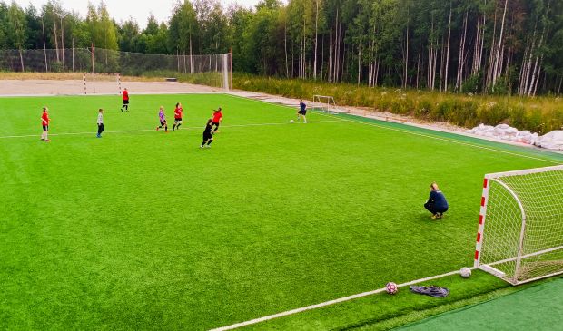 Фотография Футбольный манеж 42×22 Стадион 